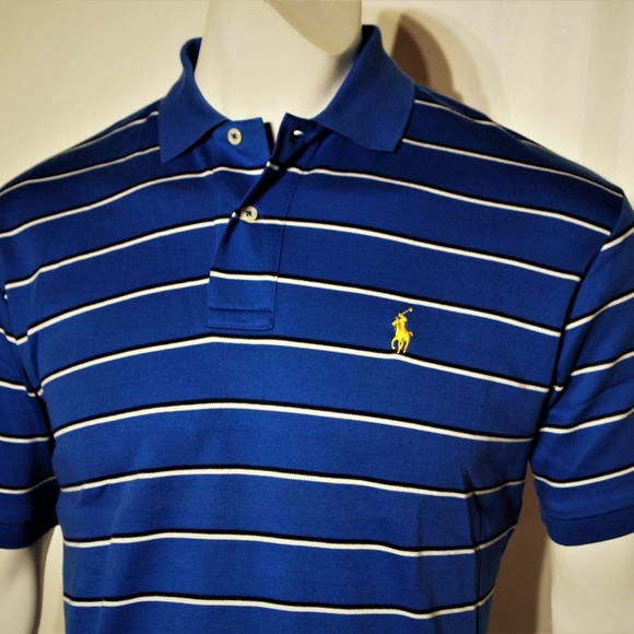 Polo Ralph Lauren striped polo men's shirt size S - Picture 2 of 5